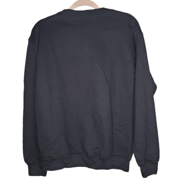FRIENDS Sweatshirt Black Happy Holidays GIFT Crewneck Sz S - Picture 3 of 5